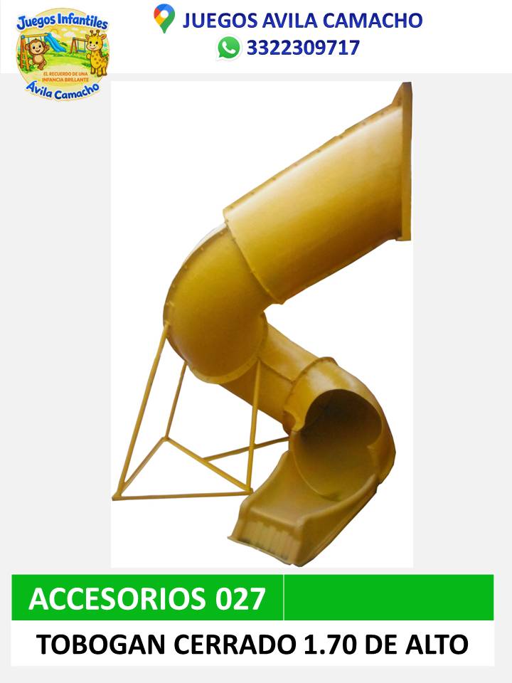 tobogán 1.70 cerrado